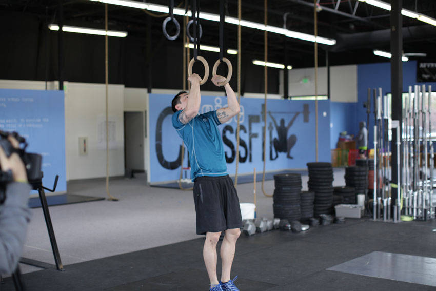 Muscle-up: posición inicial